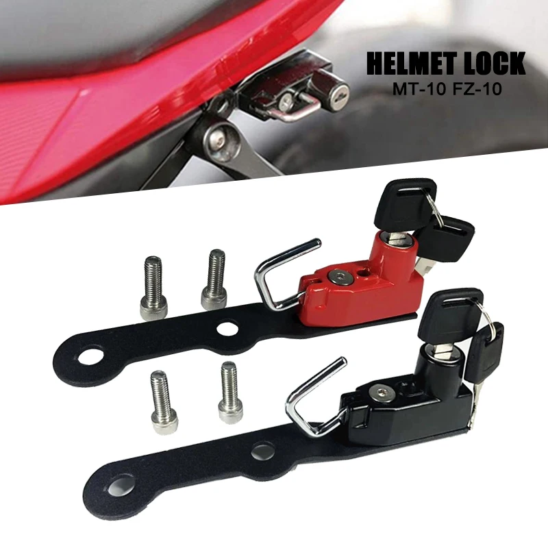 

Helmet Lock Mount Hook Anti-theft Security with 2 Keys Password lock For Yamaha MT-10 FZ-10 FZ10 MT10 MT 10 FZ 10 2016-2022 2021