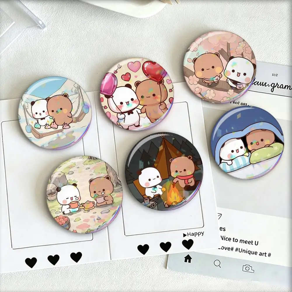 Bubu D-Dudu Cute  Laser Badge Applicable For Backpack Clothes Hats Decor Creative Accessories