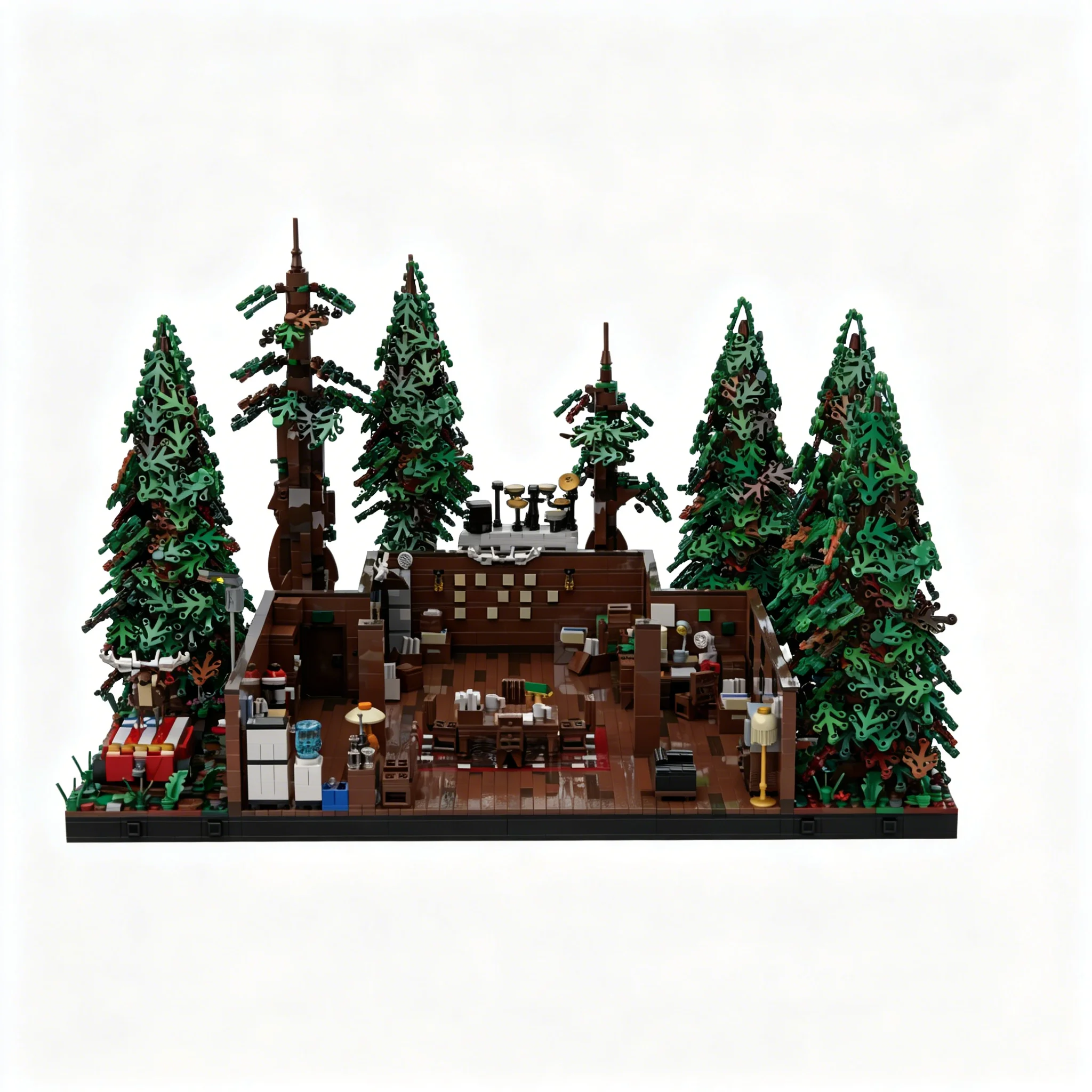 5077pcs MOC Alan Wake - Return The Mindpalace Games Model Building Blocks Construction Education Brick Birthday Collection 3D