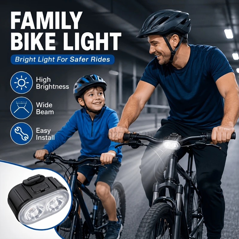 Rechargeable Bike Lighting Front/Rear Lights Bicycle Lamp Led Cycling Light Bike Flashlight for Bicycle Front Taillight Lantern
