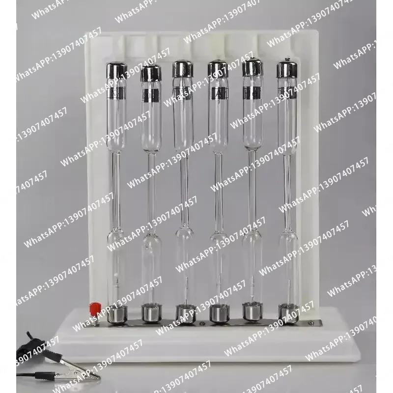 Spectral Tube Group 25107 Six Pcs Spectral Tubes Hydrogen Helium Emission Spectrum Atomic Physics Teaching Instruments