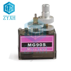 MG90D Digital Servo MG90S Analog Servo Metal Gear 90/180/270/360 Degree 2.2KG For RC Helicopter Aircraft Plane Boat Car