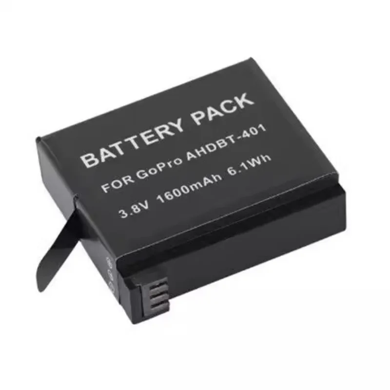 1600mAh Camera Battery+ USB Charger for GoPro HERO4 GoPro AHDBT-401 Action Camera High Capacity
