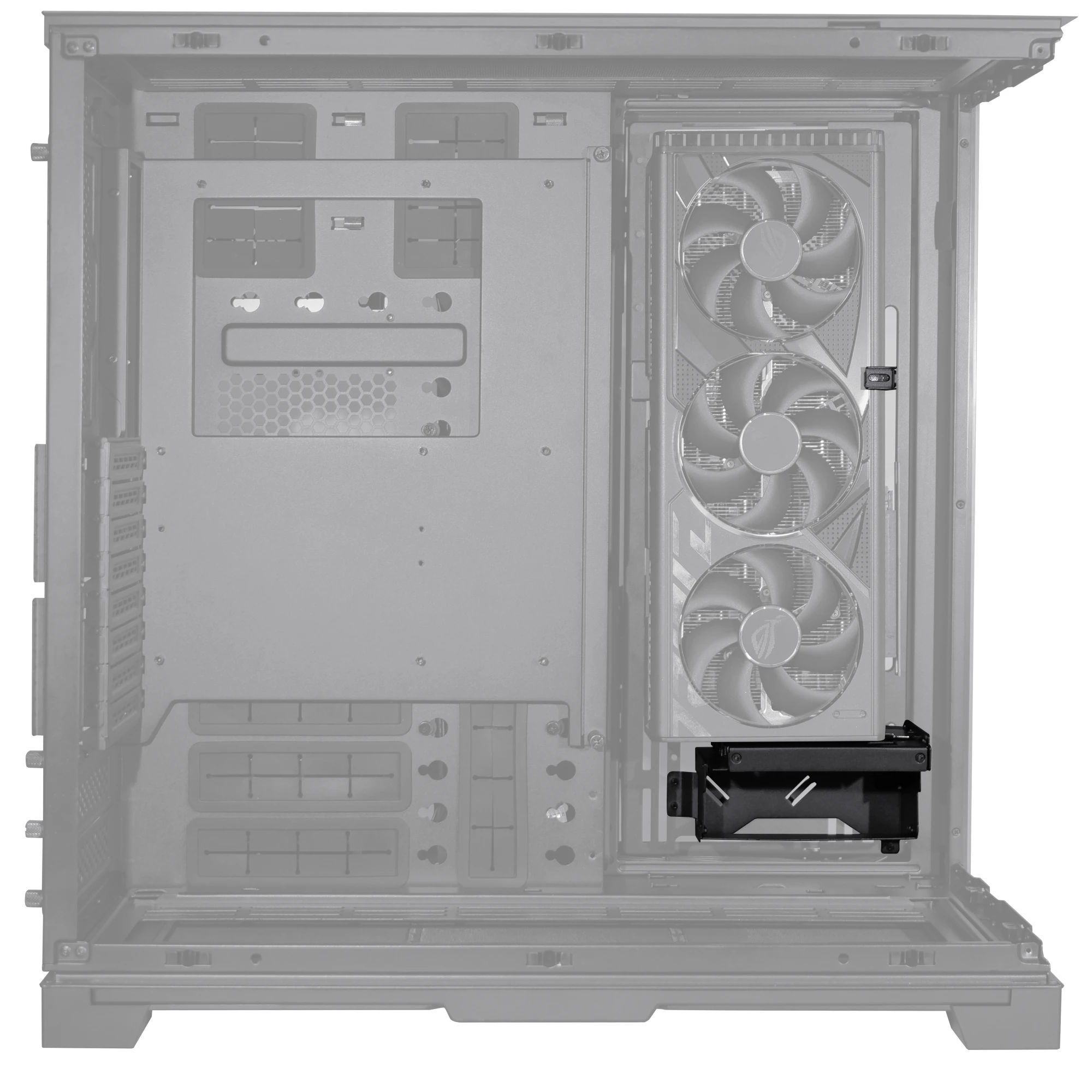 ليان لي O11 ديناميكية EVO XL قوس وحدة معالجة الرسومات تستقيم