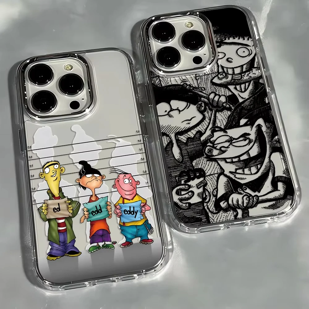 Cartoon E-Ed Edd N Eddy Phone Case for Samsung Galaxy S26 S25 S24 S23 S22 S21 S20 Note20 FE Ultra Edge Plus 4G 5G Soft Cover