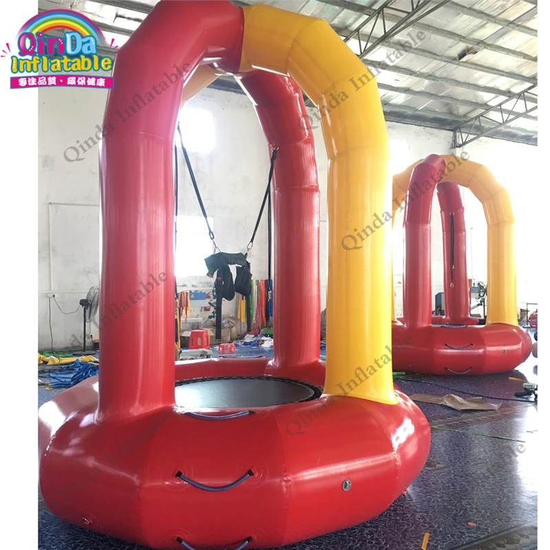 Air Sealed Sport Game Type Inflatable Bungee Trampoline Jumping Bouncers Run