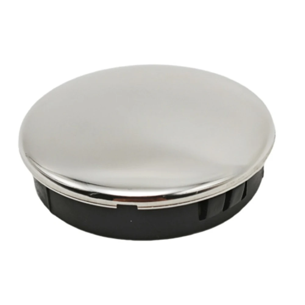 304 Stainless Steel Glossy Steering Wheel Knob Center Cap 64mm For Boat Yacht Marine Accessories Black
