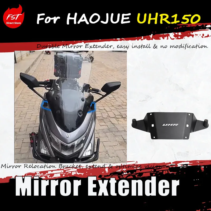

For HAOJUE UHR150 modified with accessories - rearview mirror forward-moving bracket, front mirror mounting bracket
