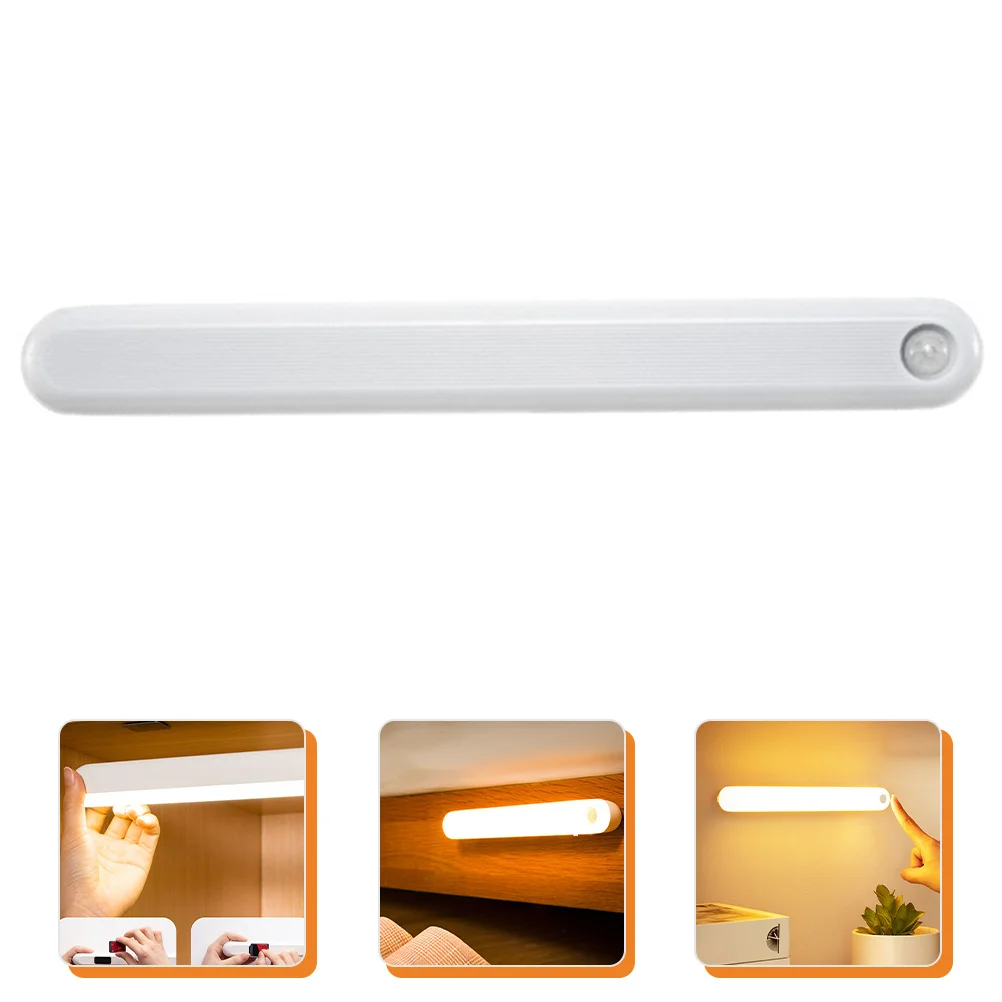 Closet Light USB Rechargeable Sensor Night Lamp Human Body Induction Bedside Nursing Light Automatic on Off Warm Glow Nightlight