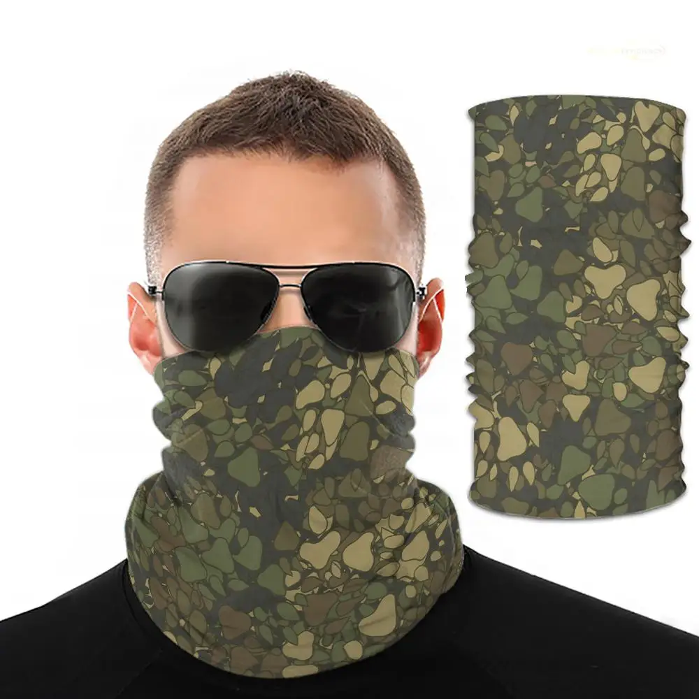 

2025 Y2K Camouflage Multifunctional Neck Gaiter Tactical Outdoor Cycling Hiking Fishing Sun Mask Unisex Fashion Headwear Scarf
