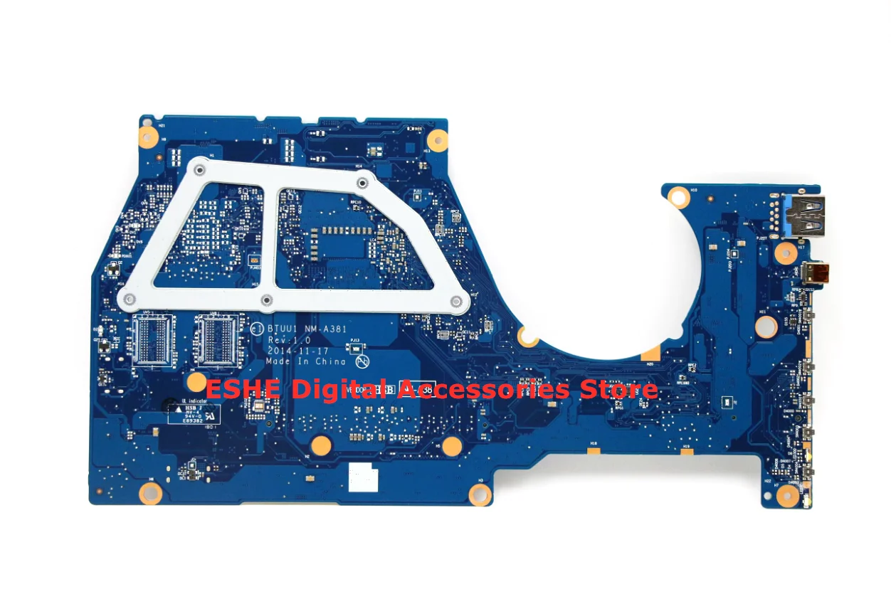 For Lenovo Yoga 3 14 Yoga 3-1470 Laptop Motherboard 5B20H35614 5B20H35637 5B20K78777 NM-A381 With i3 i5 i7 5th CPU 100% test