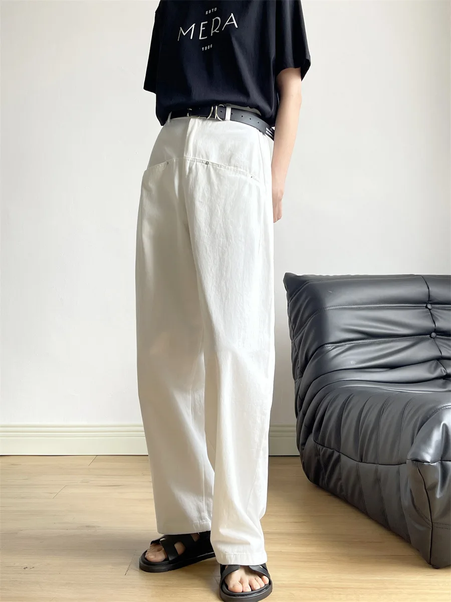 

High waisted wide leg rivet pants 2024 summer slimming Harlan pants casual pants work pants