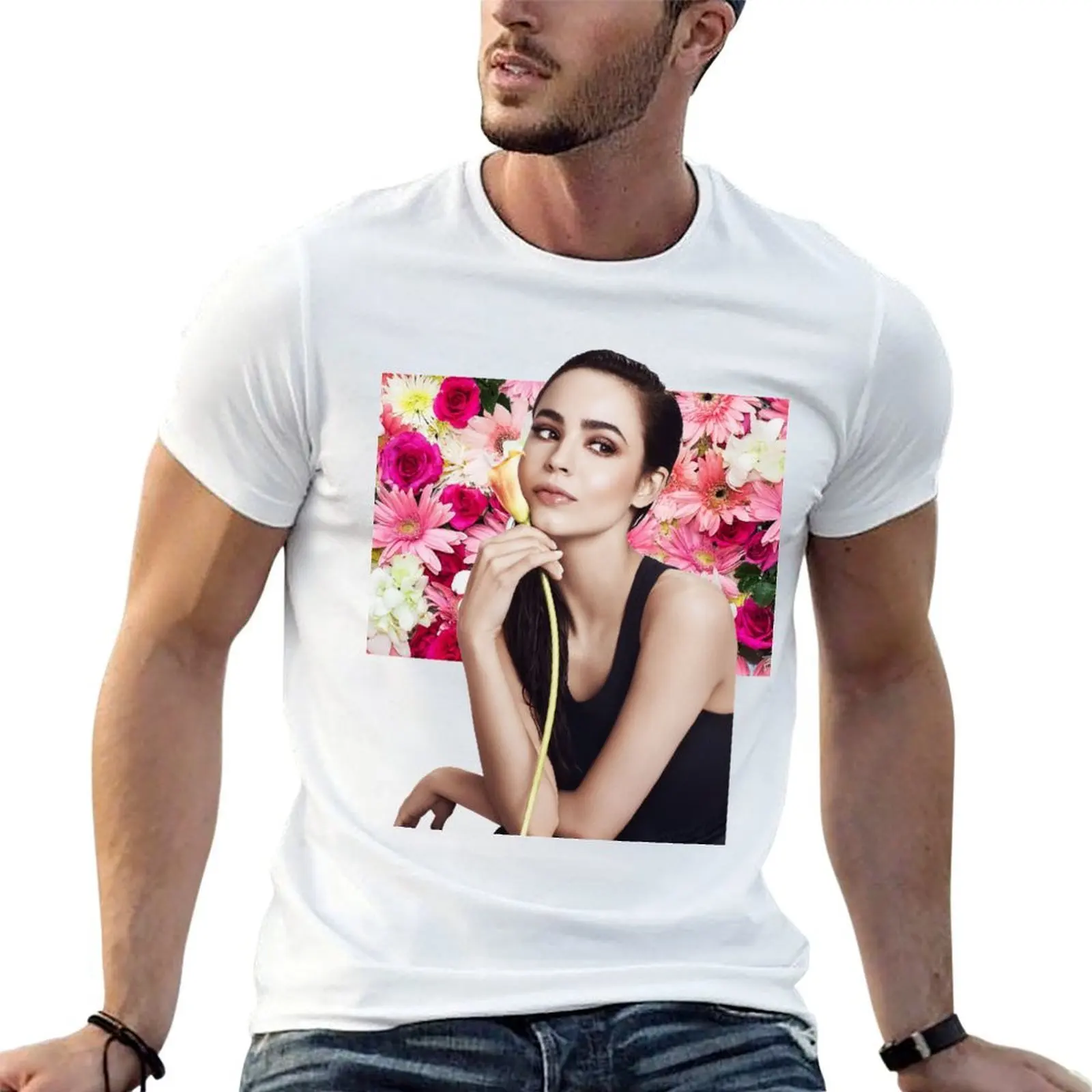 

Sofia Carson (flowers) T-Shirt man t shirt designer funny t shirts man essential t shirt T-Shirt