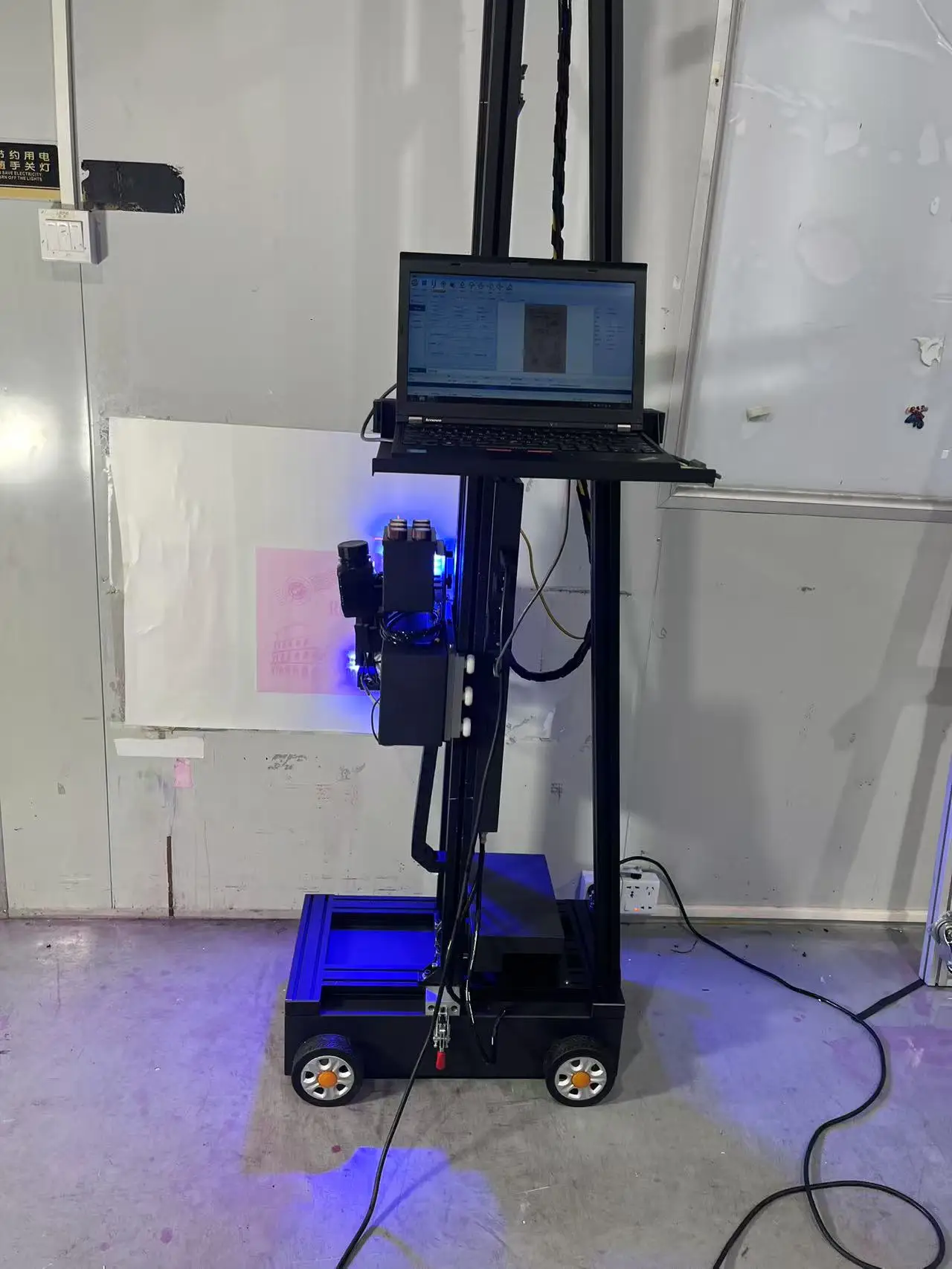 Multi Color Inkjet Printer for Wall and Floor Ground 2 in 1 Printing Machine