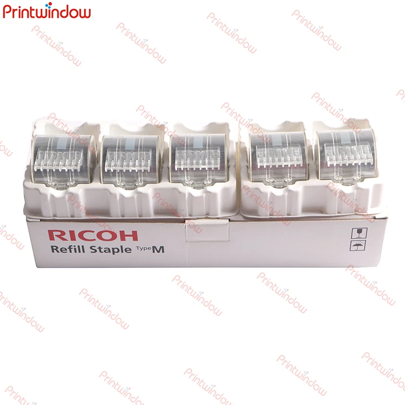 413026 Staple Type M Original for Ricoh SR4110 SR5000 SR5020 SR5030 SR5040  SR5050 SR5060 Staple Cartridge 1 Box of 5