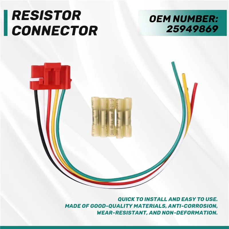 

OB-Blower Motor Resistor Harness Blower Motor Resistor Connector Resistor Connector For Hummer H3