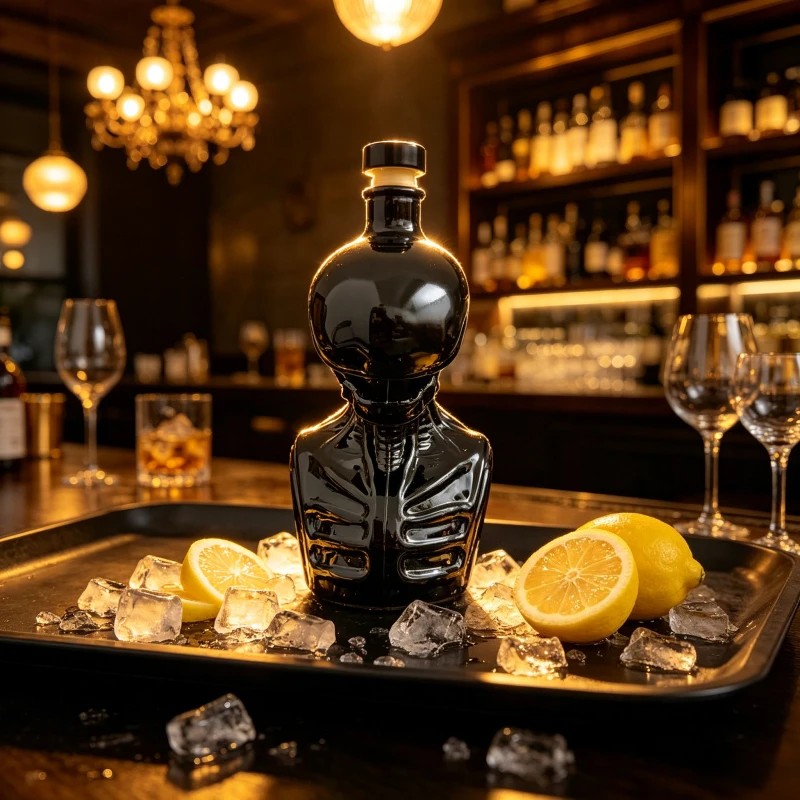 Alien Xenomorph Shaped Decanter  Crystal Glass Wine Decanter for Whiskey Brandy Vodka Bar Home Decor