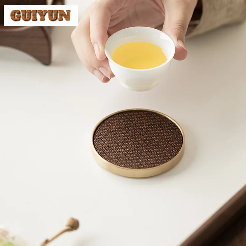 الجوز الخشب الوقايات الرجعية كأس حصيرة لأكواب القهوة الصحن العزل الحراري المفارش حامل الكأس خدمات الشاي الصحن مجموعة الإمدادات