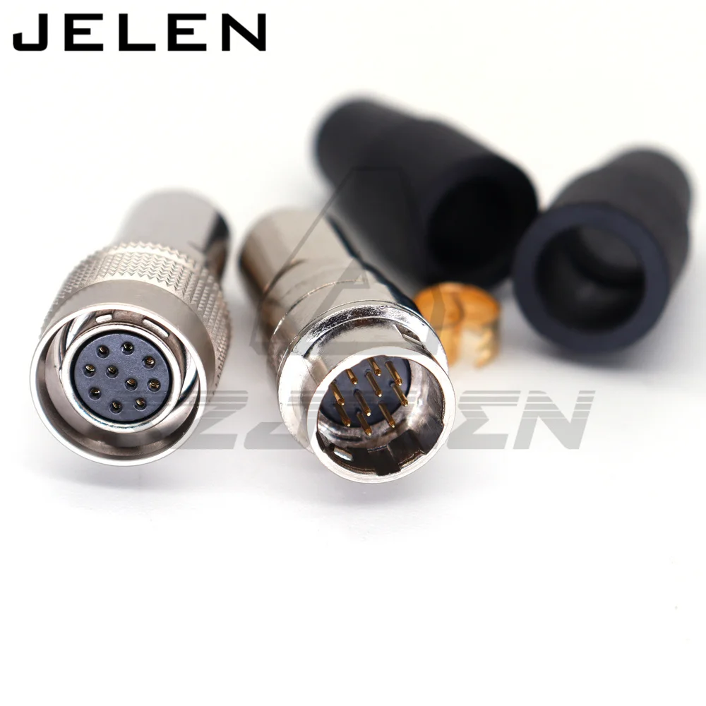 Hirose connector 10pin , HR10A-10P-10S HR10A-10J-10P Electronic and electrical cable industrial camera male and female connector