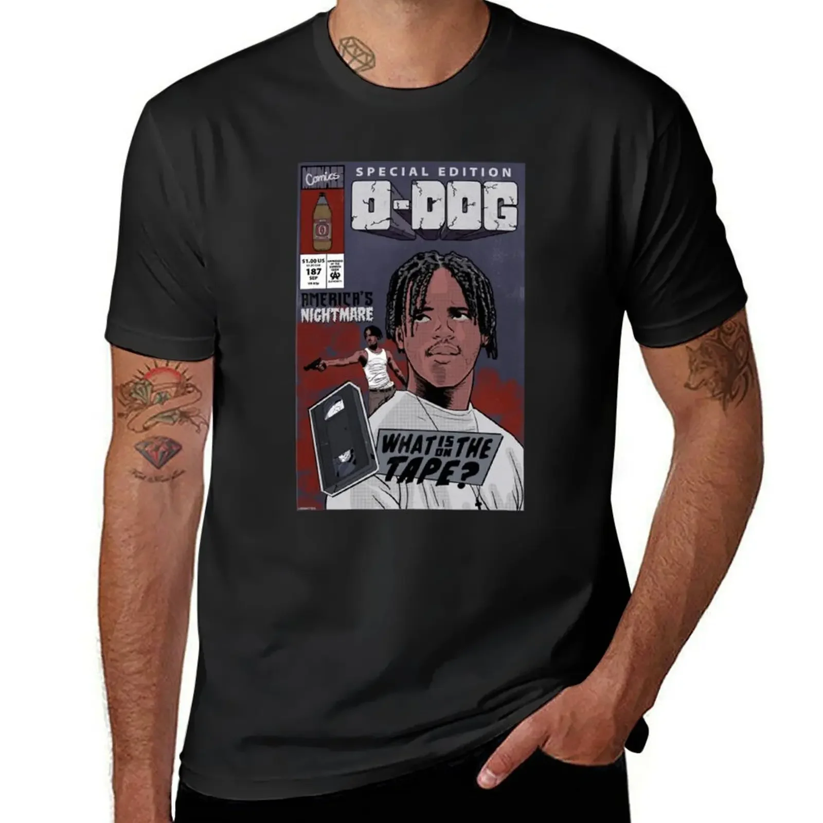 O-Dog - Issue 187 TShirt T-Shirt vintage t shirts graphic shirts Aesthetic clothing compression shirt men