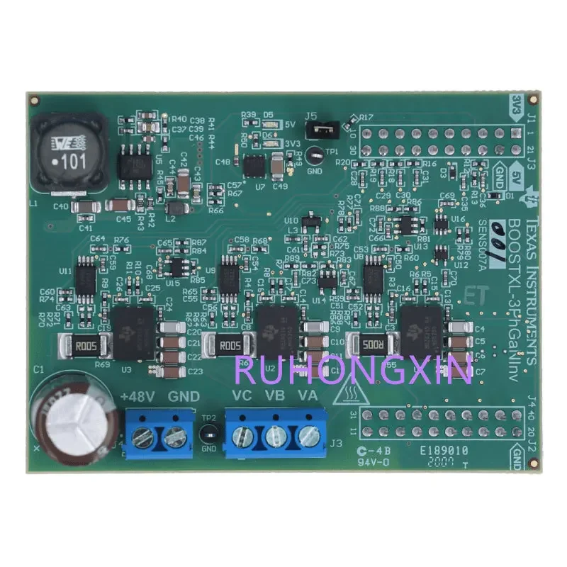 BOOSTXL-3PHGANINV 48V evaluation module for phase current detection of inline motors