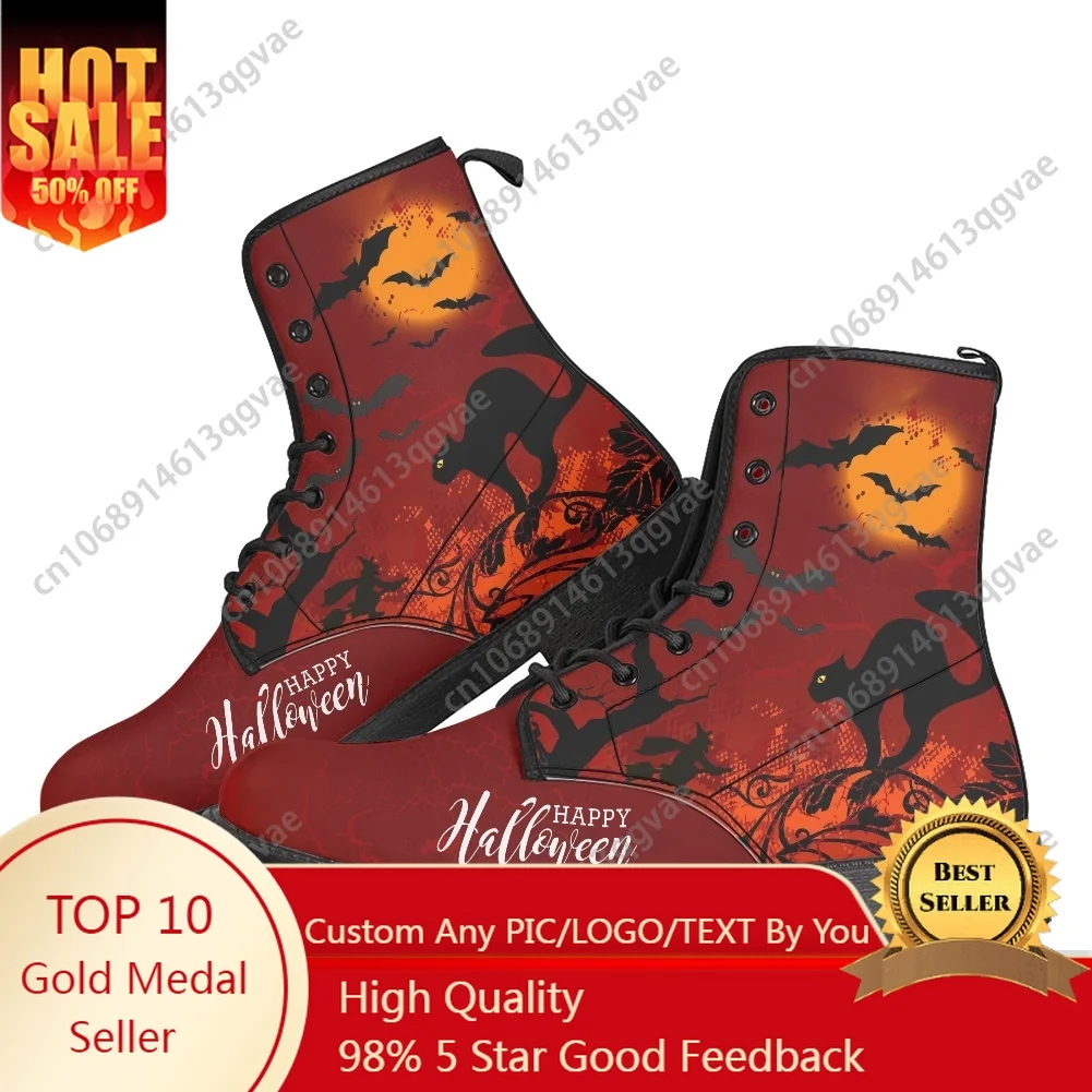 

2025 Halloween Horror Carnival Boots Mens Womens Teenager Shoes Casual Boot Outdoor High Quality Couple Customize Shoe