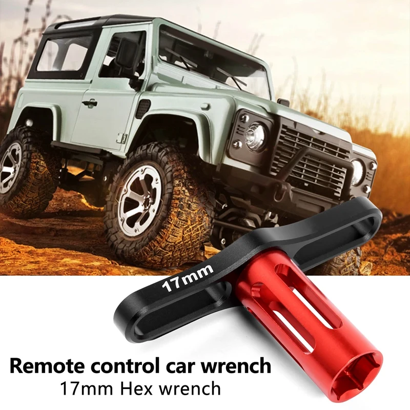 Metal 17MM Wheel Nuts Sleeve Hex Wrench Tool for 1:8 Off-Road RC Car Monster Truck Traxxas X-Maxx SUMMIT E-REVO