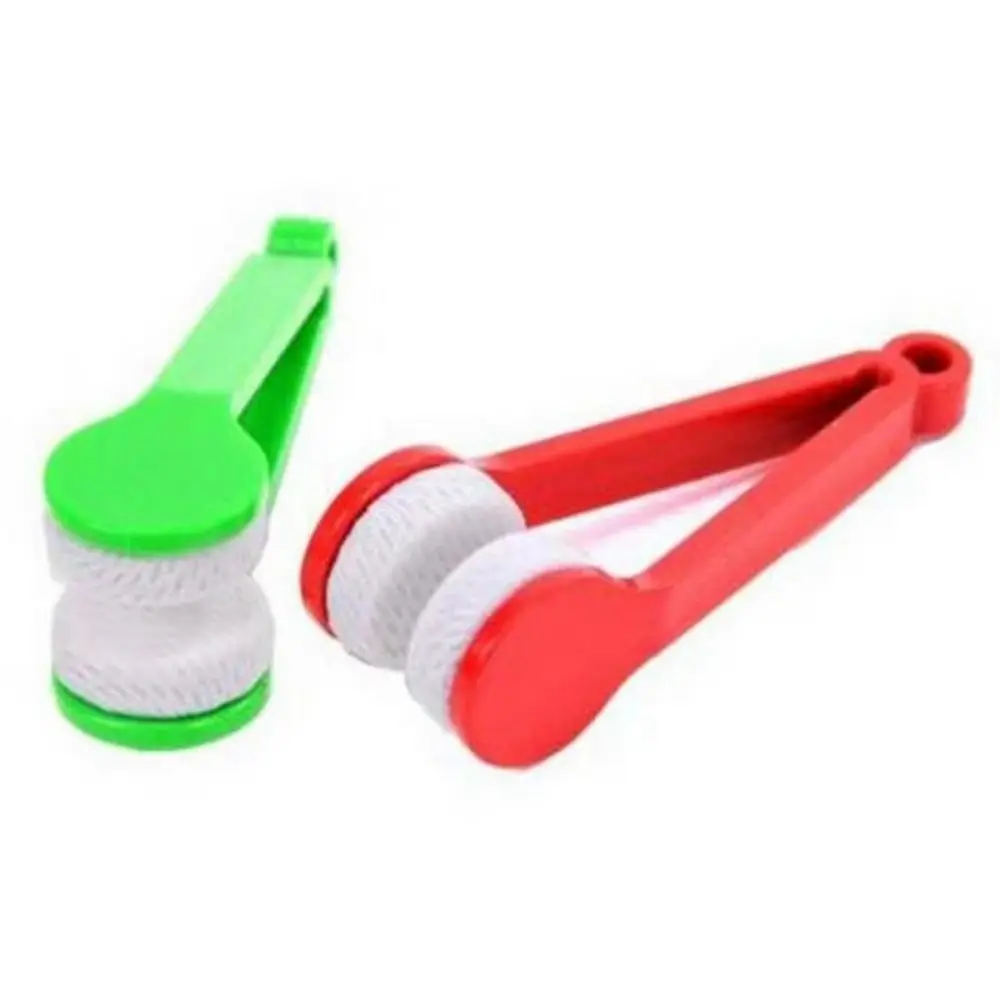 5Pcs Two-side Sun Glasses Cleaning Brush Creative Superfine Fiber Glasses Cleaning Wipe Soft Quick Wiping Eyeglass Wiping Tool