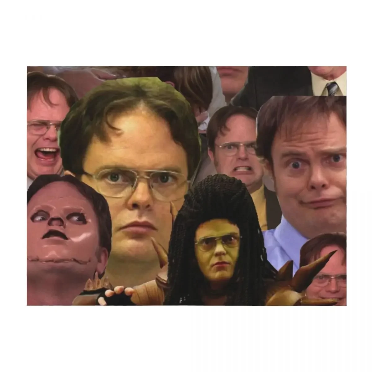 

Dwight K. Schrute Throw Blanket Soft Plush Plaid Extra Large Throw Sofa Throw Furry Blankets