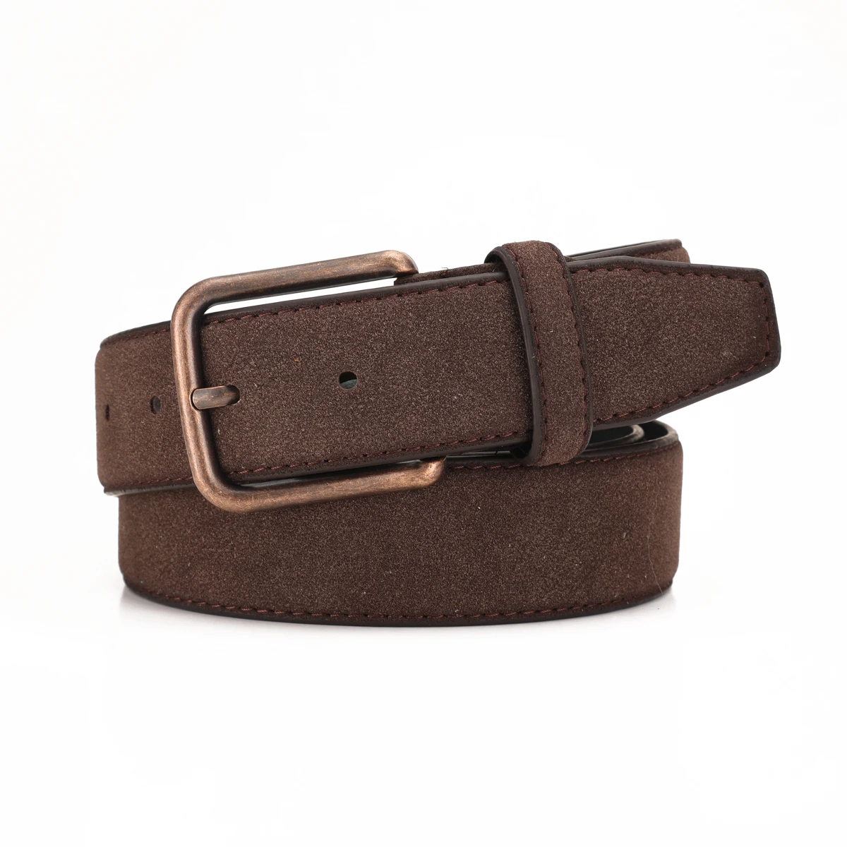 A Men's and Women's Matching Casual Belt. Simple Fasteners. PU Leather. Suitable for Daily Wear.