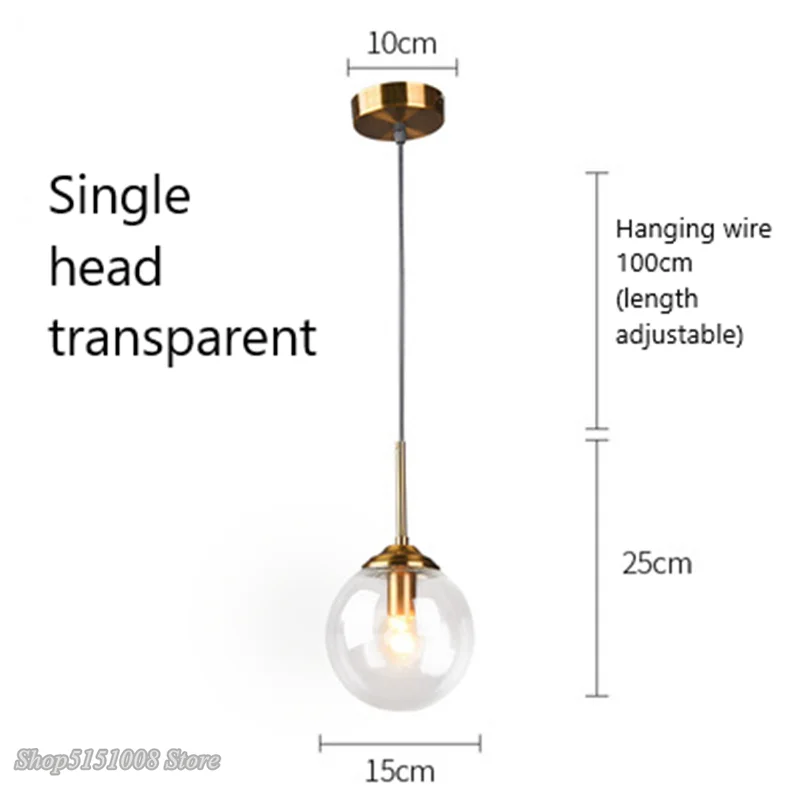 Imagem -04 - Nordic Luzes Pingente de Vidro Moderno Led Lâmpada Pendurada para Cozinha Sala Jantar Quarto Nordic Pingente Lâmpadas Luminárias para Casa