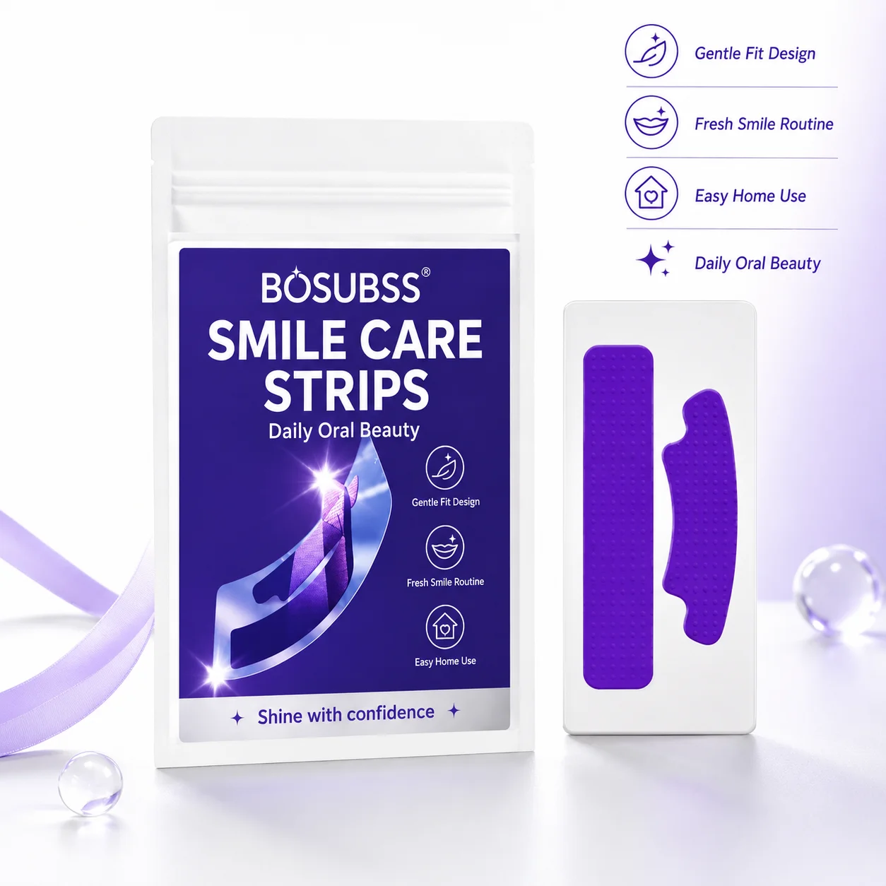 1/3Pcs Dental Patch Care Strips for Daily Oral Beauty Gentle Comfortable Easy Home Or On-the-Go Use for Clean Fresh Bright Smile