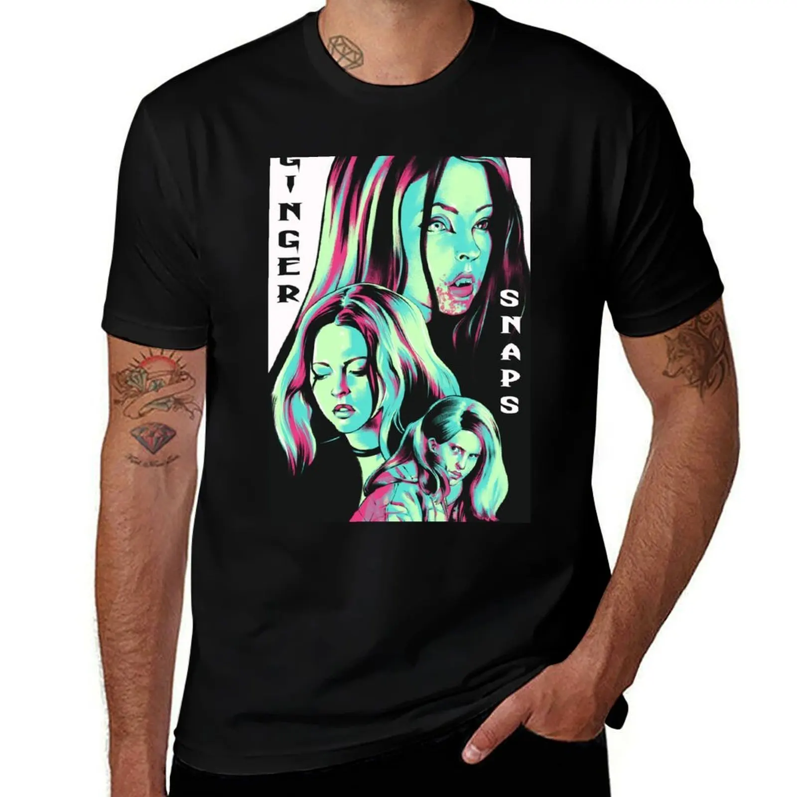 

Ginger Snaps Movie Art T-Shirt Big Size Short Sleeve Casual Top