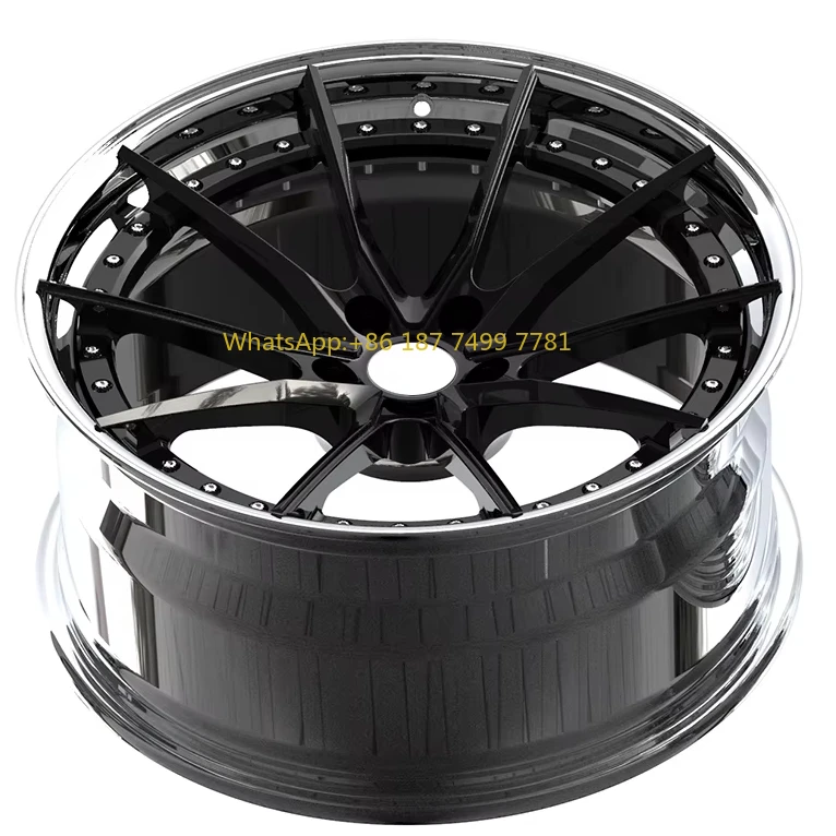 

Custom 2-Piece 6061 Aviation Aluminum Forged Car Rims 19 20 21 Inch Wheels for..S550 S650 ...