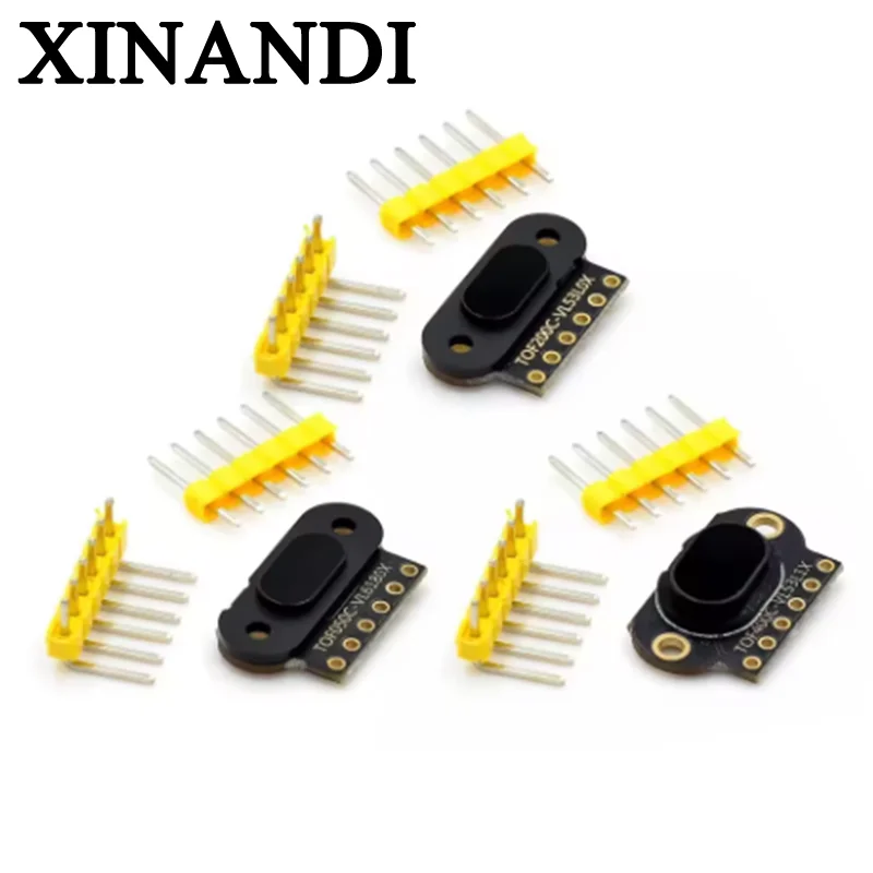 

VL6180/VL53L0X/VL53L1X Time of Flight (ToF) Laser Ranging Sensor Module TOF050C TOF200C TOF400C 50CM/2M/4M IIC For Arduino STM32