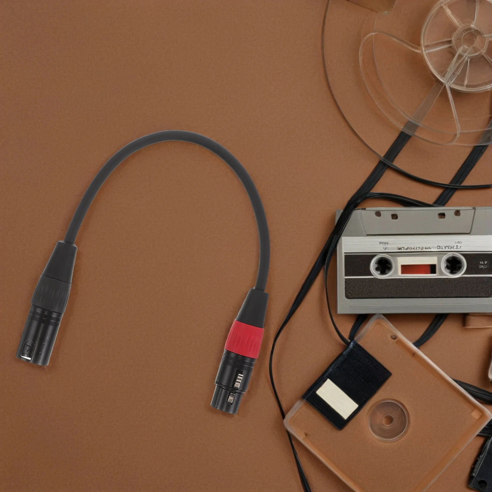 

Xlr 3-Pin Female to 5-Pin Male Audio Adapter Cable 0.3m Balanced Microphone Converter Cord Studio Sound Transmission