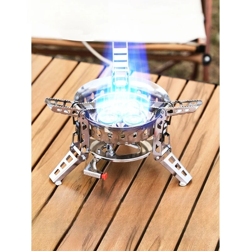 

Outdoor stoves windproof gas stoves camping gas stoves magnetic high-power Camp Cooking Supplies