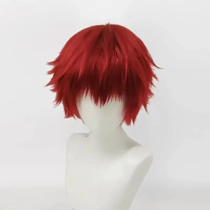 CyHOKAGE NINJA Sasori Cosplay perruque synthétique courte perruque droite Anime Coser fibre résistante à la chaleur haute qualité perruque Halloween fête