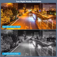 Caméra IP de sécurité PoE 4K Onvif, audio bidirectionnel, 48V PoE/DC 12V, vision nocturne couleur, 2 pièces, 8MP, surveillance vidéo en métal pour NVR 6