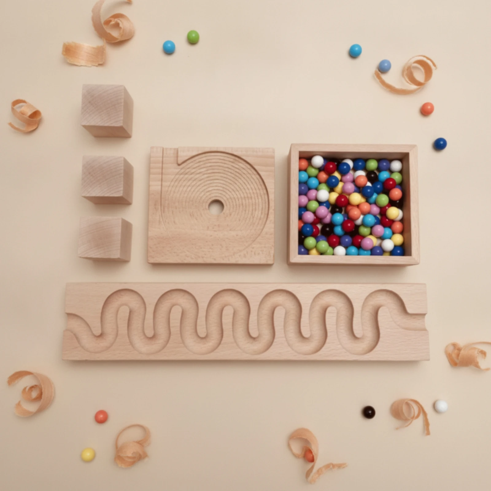 Marble Run with Wooden Blocks - огляд і ціна Marble Run Set