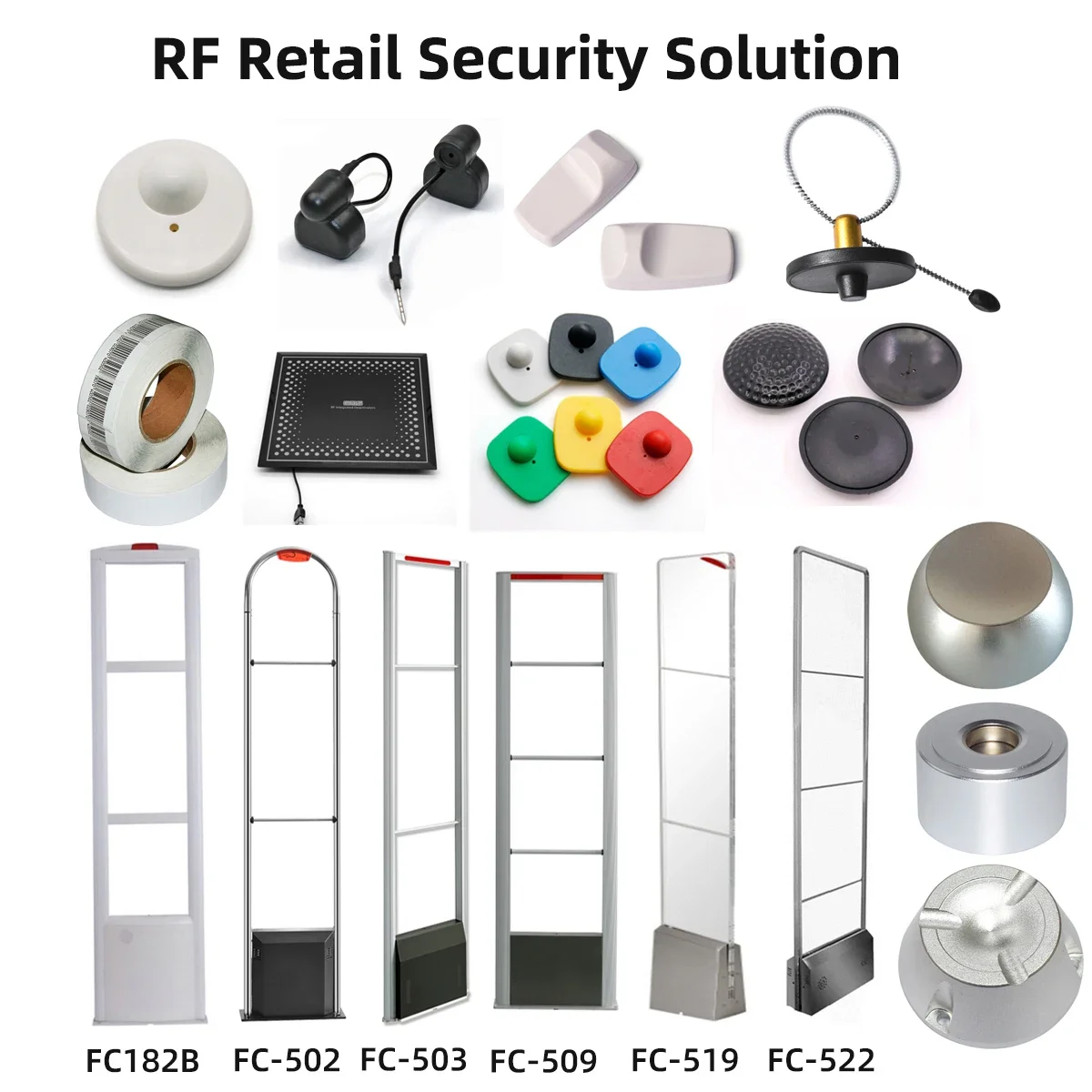 Imagem -06 - Anti-theft Eas System Alarm Antenna Shop Alarm Varejo Supermercado Artigo Elétrico Sensor Portão de Segurança