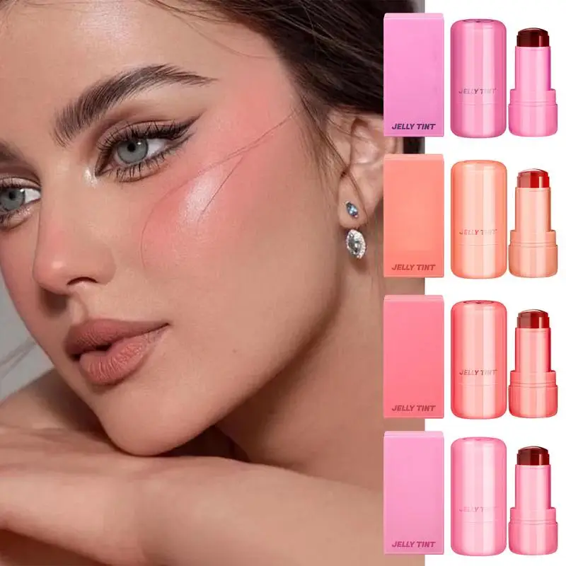 Milk Jelly Tint fard per il viso macchie per le labbra con acquerello incorporato idratante viso blush lucidalabbra latte trucco fard rinfrescante