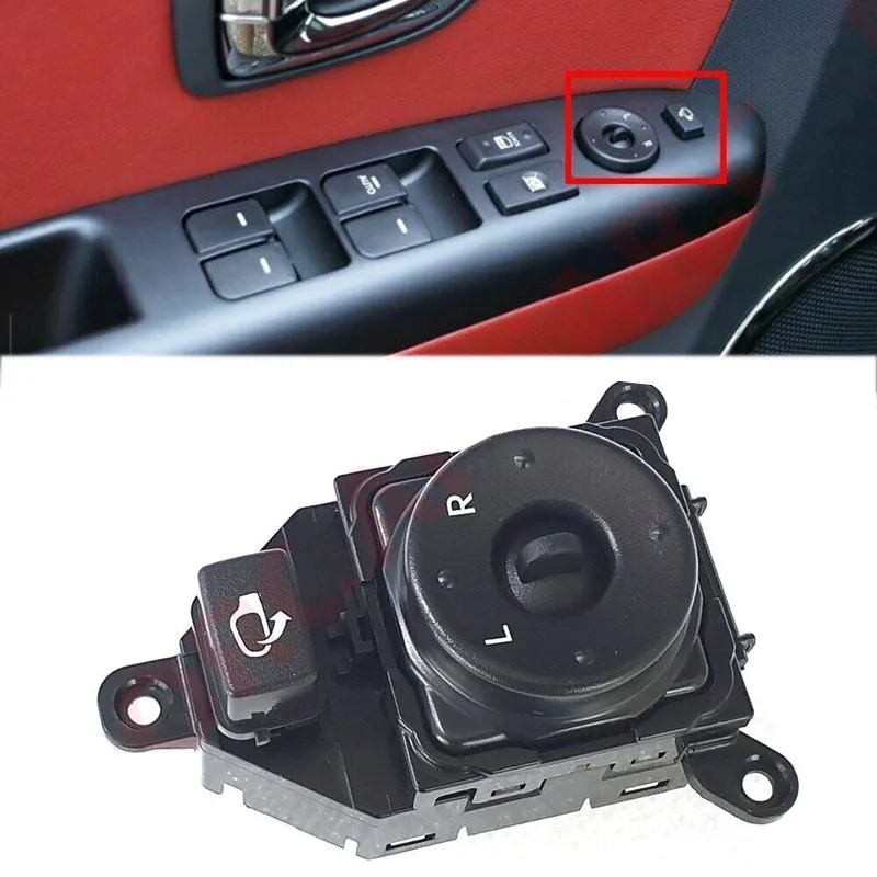 

935852K500 Side Mirror Control switch Button for Kia Soul 2008-2012