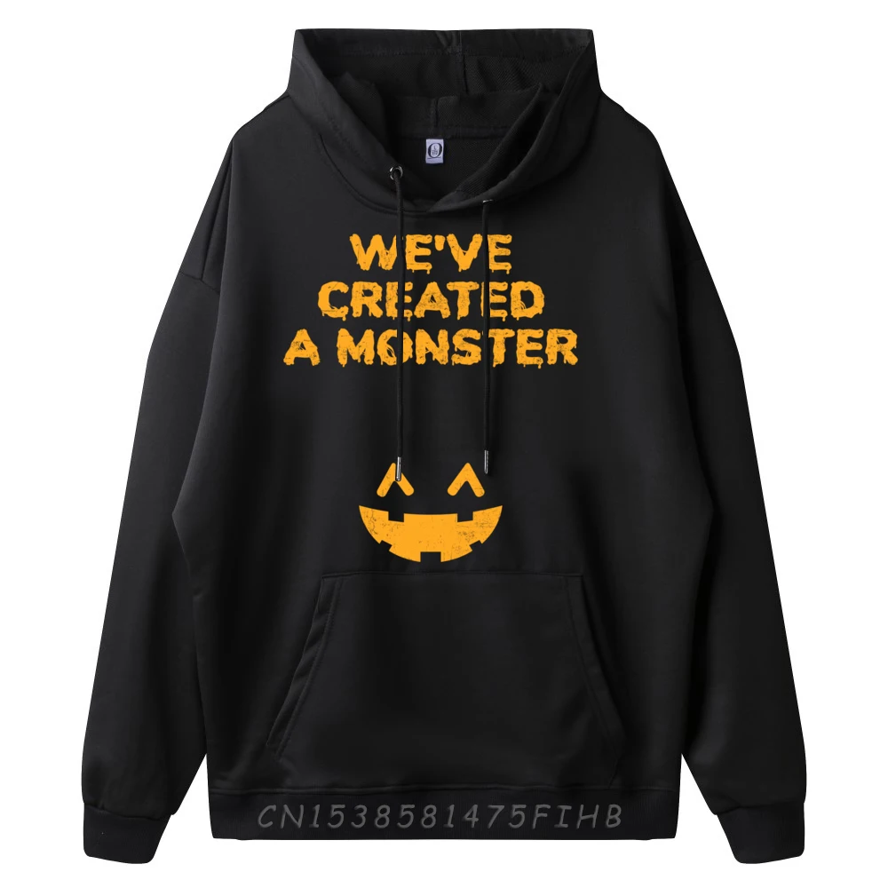 Womens Halloween Pregnancy Pregnant Couples Created Monster Items Lowest Prices Eco-Friendly Funny Pullover Hoodies