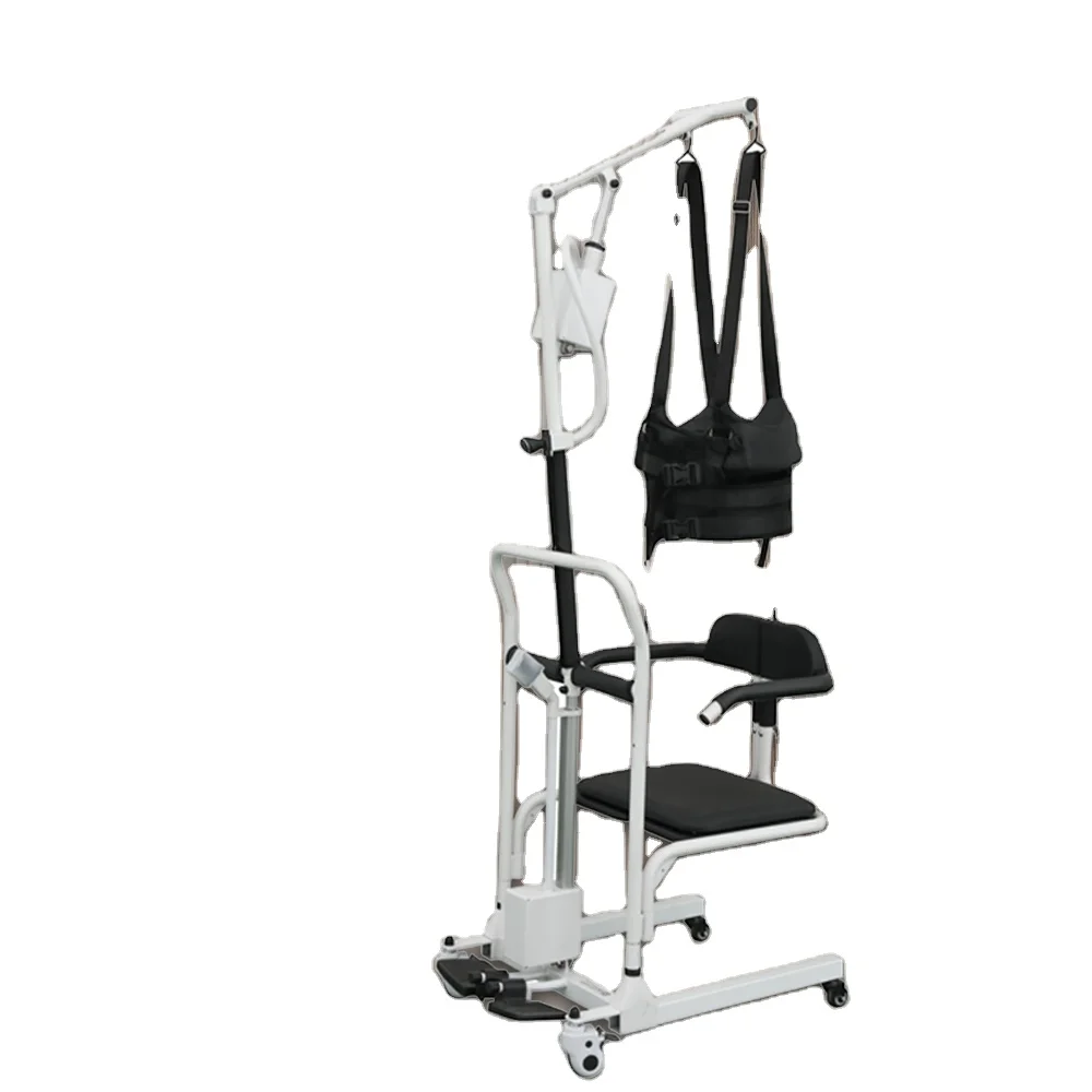 AIROW Lifting Chair with Commode Seat Transfer Multifunctional Wheelchair Patient for Disable Old Age Toilet Transferred