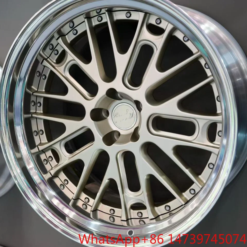 Custom Forged 2 Piece Deep Dish Wheels 18 19 20 21 Inch Polished Lip Racing Rims for  SU7 Taycan e-tron GT