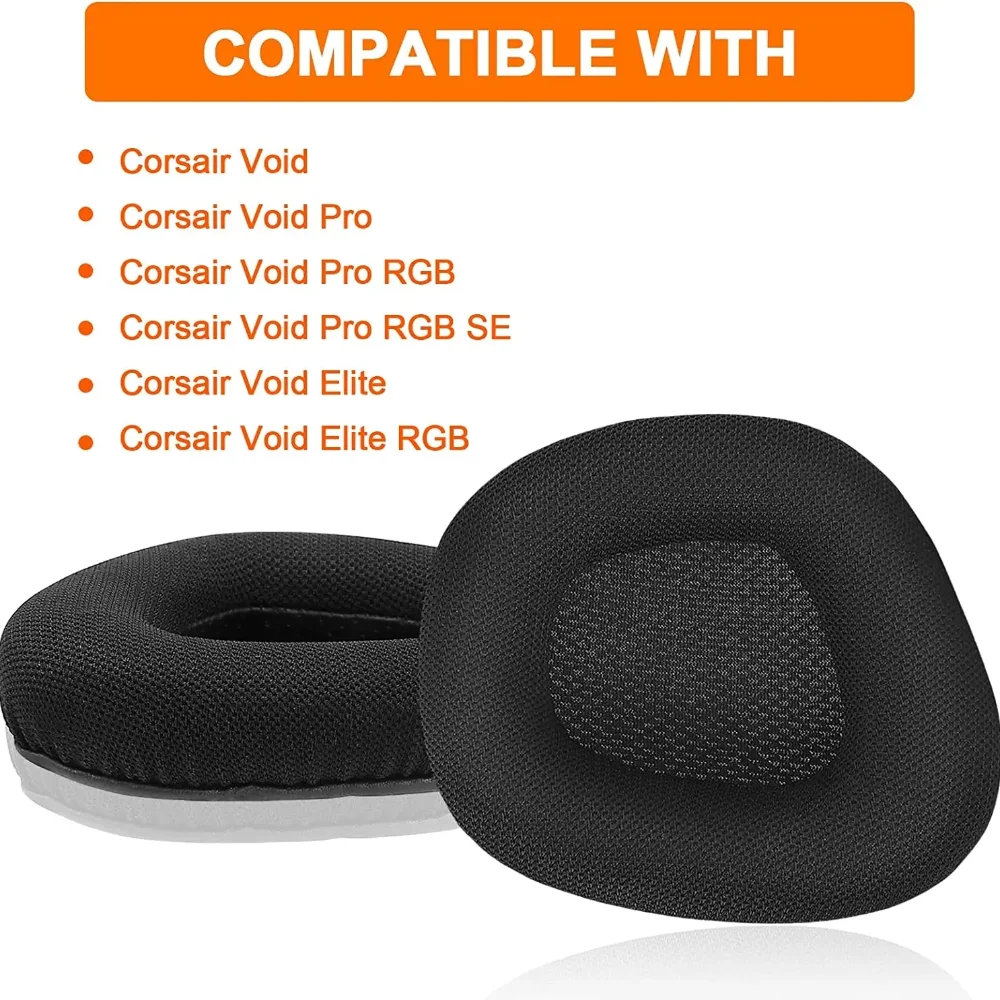 Replacement Ear Pads Headband Cushions For Corsair Void pro/pro RGB/Void Pro RGB SE/Void Pro Elite/RGB Wireless Gaming Headset