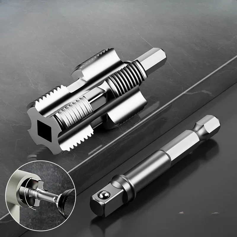 1/2 3/4 Inch Pipe Threading Tool Kit PVC PPR Water Pipe Internal Thread Tapping Tool Set with Round Die for Plumbing DIY