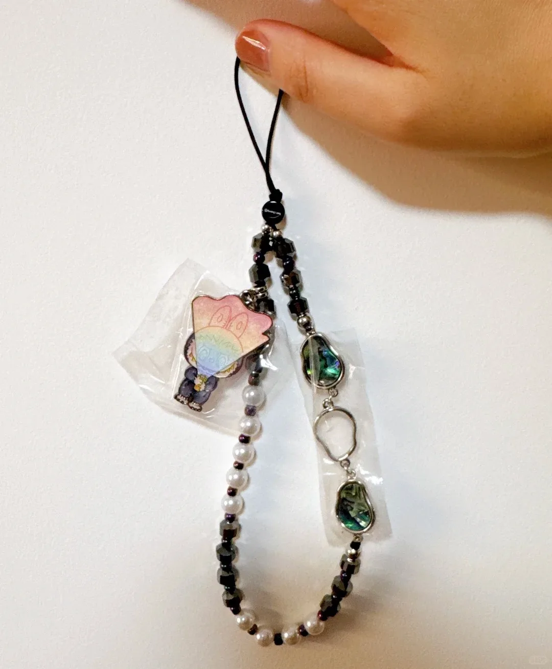 حقيقي البوب مارت الوحوش Labubu V3 الكبير في سلسلة الطاقة سلسلة الهاتف الشكل صندوق أعمى صندوق غامض هالوين هدية الكريسماس #5