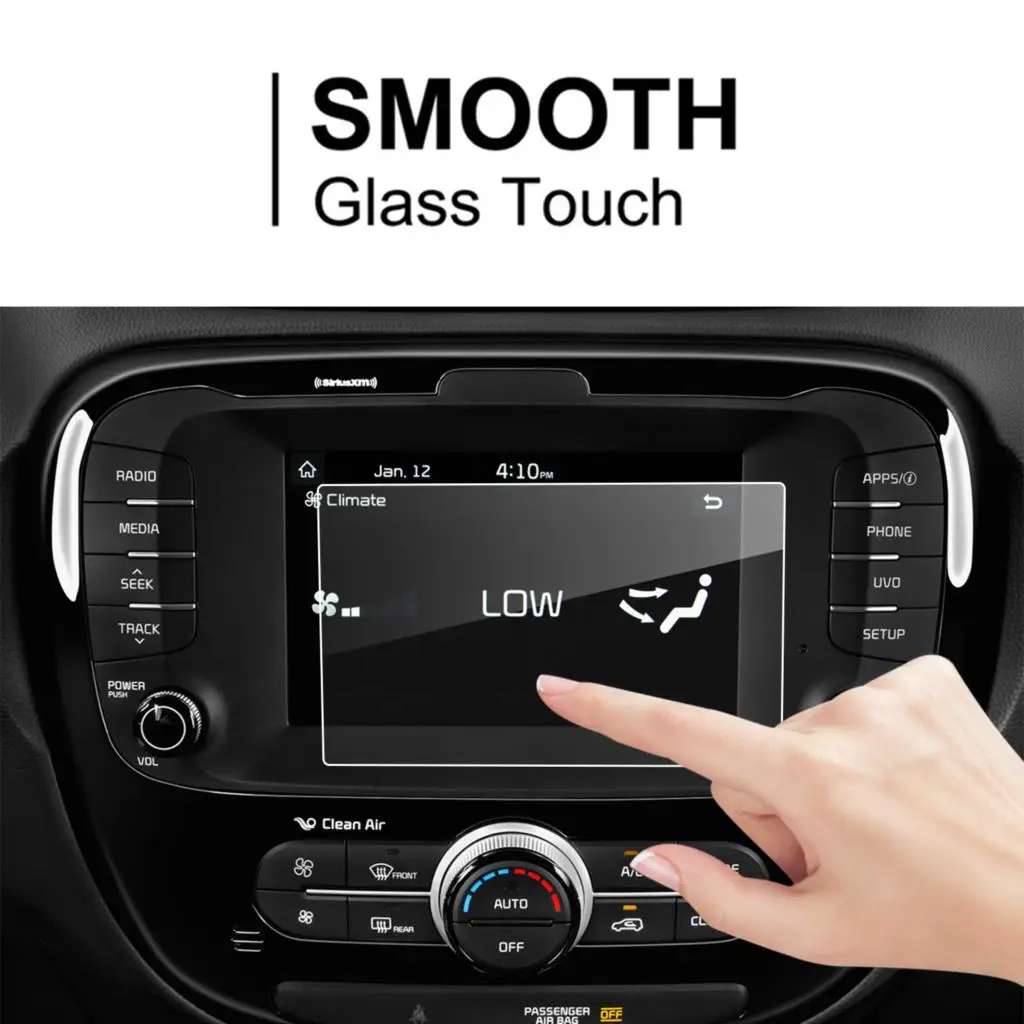 For  Soul 8 Inch 2014 2015 2016 2017 2018 7INCH 8inch car LCD  gps Navigation Tempered glass  Screen film protector